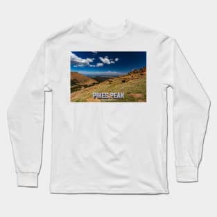 Pikes Peak Colorado Long Sleeve T-Shirt